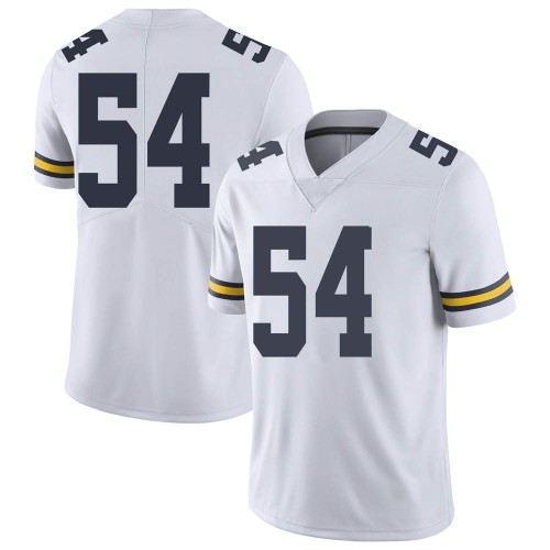 Adam Fakih Michigan Wolverines Men's NCAA #54 White Limited Brand Jordan College Stitched Football Jersey IVG4854VQ